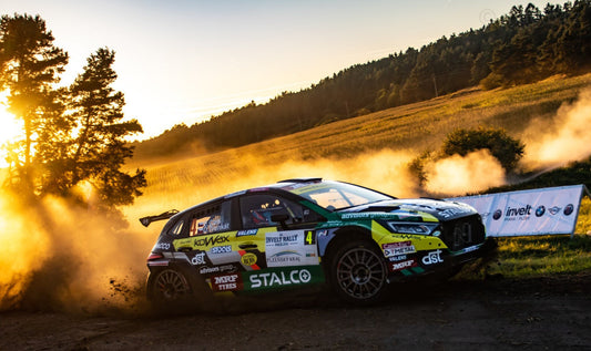 Erik Cais úspěšně otestoval pneumatiky MRF Tyres na Rally Pačejov